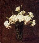 Henri Fantin-Latour White Carnations painting